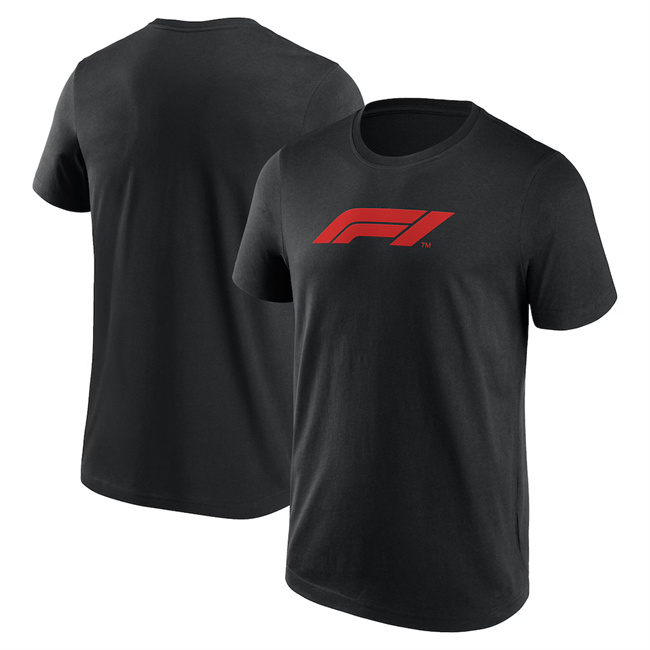 Men's Formula 1 Essentials Primary Logo Graphic Black T-Shirt
